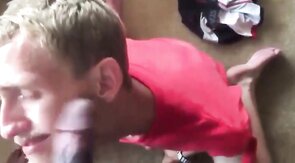 Sucking Huge Black Cock