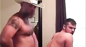 Cowboy Daddy Barebacks His Boy