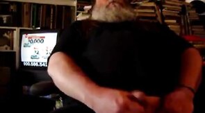 Daddy Bear Jerks Off Solo