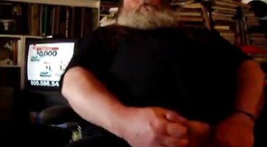 Daddy Bear Jerks Off Solo