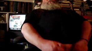 Daddy Bear Jerks Off Solo
