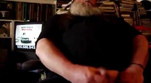 Daddy Bear Jerks Off Solo