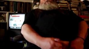 Daddy Bear Jerks Off Solo