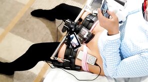 Cyclone Crossdresser Plays with Sex Toy