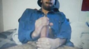 Huge Dick Latin Guy's Hot Cum Load