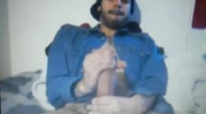 Huge Dick Latin Guy's Hot Cum Load