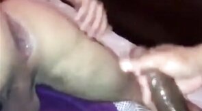 Big Black Cock Barebacks Latin Amateur for Creampie Booty