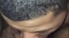 Black Guy Services Two Big Black Cocks