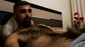 Hairy Horny Daddy Strokes His Big Cock