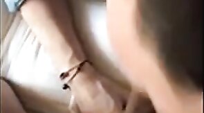 Amateur Interracial: Sucking 9 Inches of Black Cock