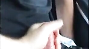 Powerman666's Big Cock Milked in His Car
