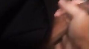 Hardcore Action in the Bathroom with Gaping and Handjobs
