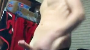 Twink Jacks Off In His Dorm Room