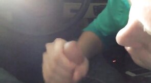 Dirty Car Blowjob: Outdoor Amateur Fun with CIM Swallow