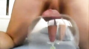 Amateur Man Has Sex With a Condom-Balloon