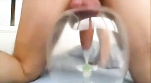 Amateur Man Has Sex With a Condom-Balloon