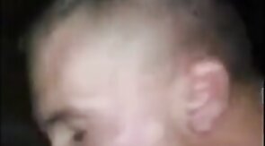 Big Black Cock Gives Facial to White Guy