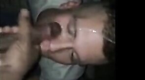 Big Black Cock Gives Facial to White Guy