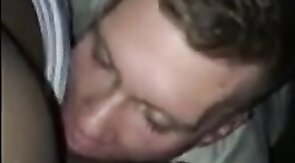 Big Black Cock Gives Facial to White Guy