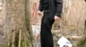 Lonely Daddy Strokes it Outside