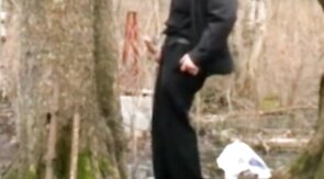 Lonely Daddy Strokes it Outside