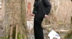 Lonely Daddy Strokes it Outside