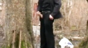 Lonely Daddy Strokes it Outside