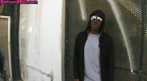Pulling ebony get buttfucking outdoor
