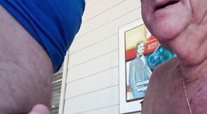 Dentured Gay Blowjob - Sucking and Enjoying It