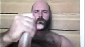 Osito se pajea solo en casa