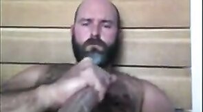 Osito se pajea solo en casa
