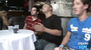 Real amateur party ends in cock blowjob