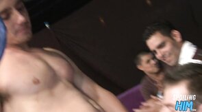 Real amateur party ends in cock blowjob