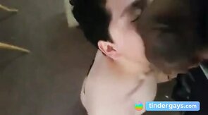 Big Cock Interracial Amateur Fucks Lil' Twink Bruno