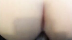 Sissy Fucks Huge Black Dildo