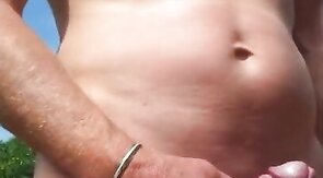 Beach Handjob