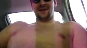 Verbal Hunk Cums Hard in His Car