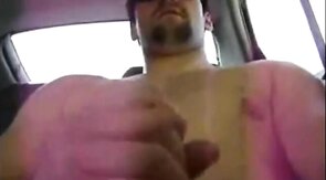 Verbal Hunk Cums Hard in His Car