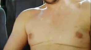 Verbal Hunk Cums Hard in His Car