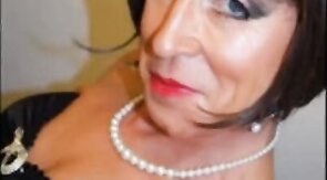 Mature CD Handjob Masturbation