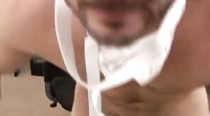 Muscular Hunk Jeff Self-Facials On Cam