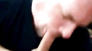 Sucking and Swallowing Amateur Man's Cock