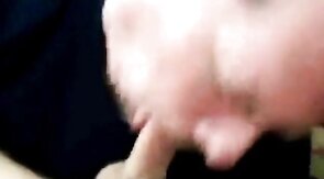 Sucking and Swallowing Amateur Man's Cock