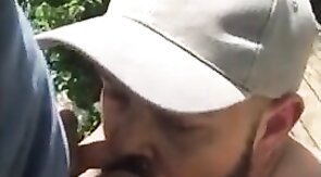 Fat Bear's Outdoor Blowjob Adventure