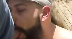 Fat Bear's Outdoor Blowjob Adventure