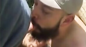 Fat Bear's Outdoor Blowjob Adventure