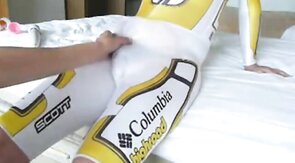Cycle Suit Rub - Big Cock Handjob