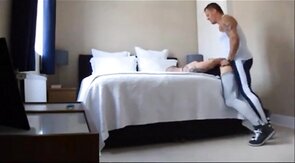Amateur Muscle Hunks: Couple's Intimate Tape