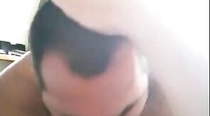 Amateur Bear Sucks Daddy's Huge Cock