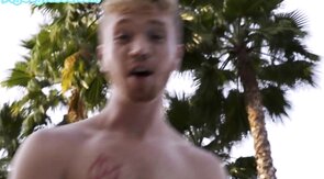 Handsome str8 stud buttdrilled by BF